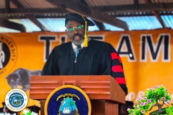 President Weah Urges Graduates of Grand Bassa University to Aspire for Self-confidence